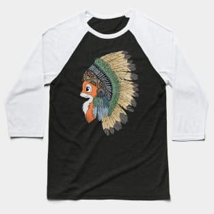 Tribal fox Baseball T-Shirt